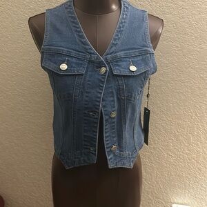 Emerson Lang Jean vest top